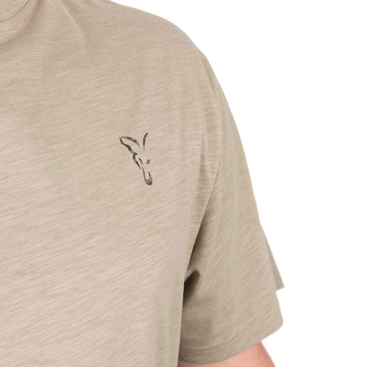 Fox Light Weight Khaki Large Print T-Shirt