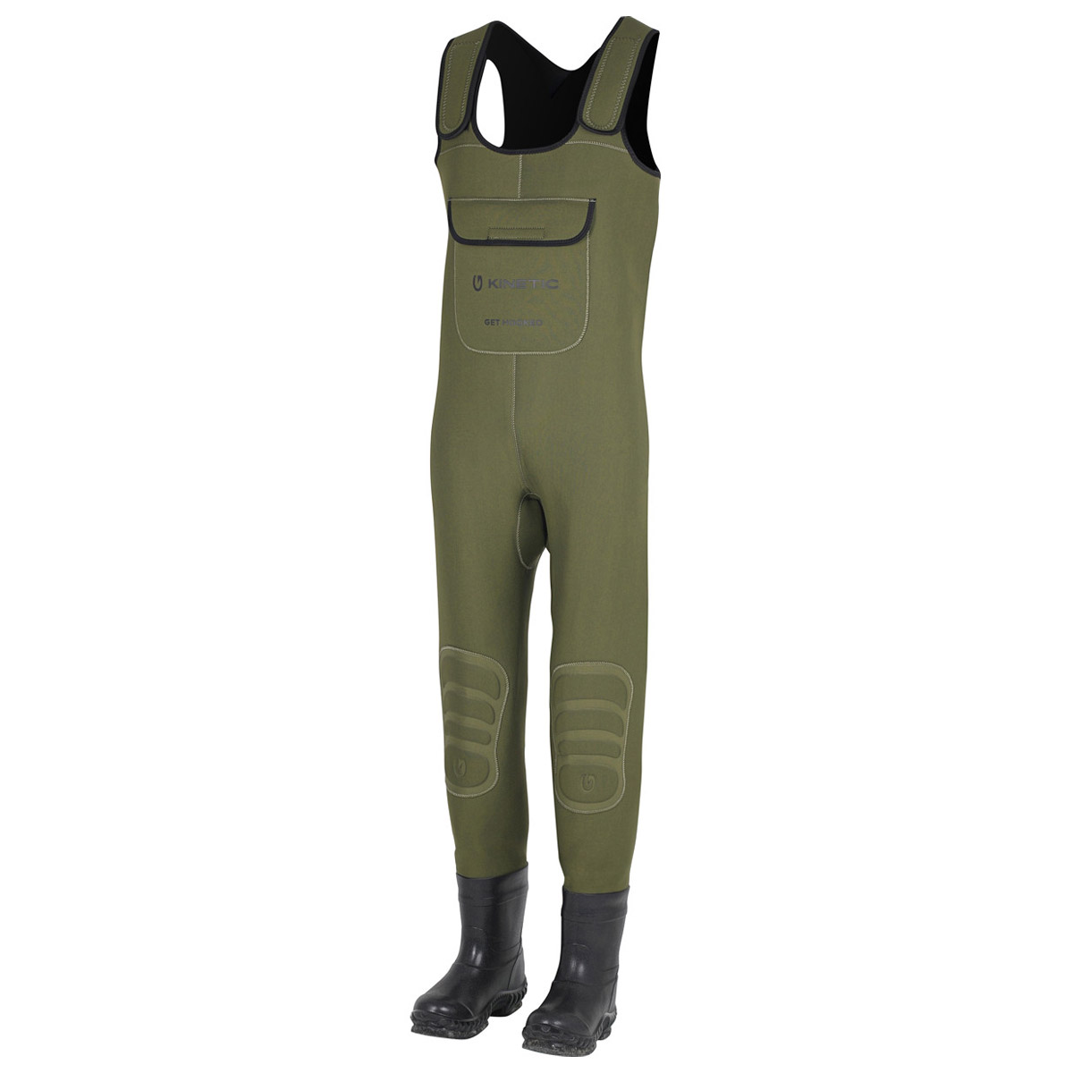 Kinetic Neoclassic Bootfoot Wader Cleated Green