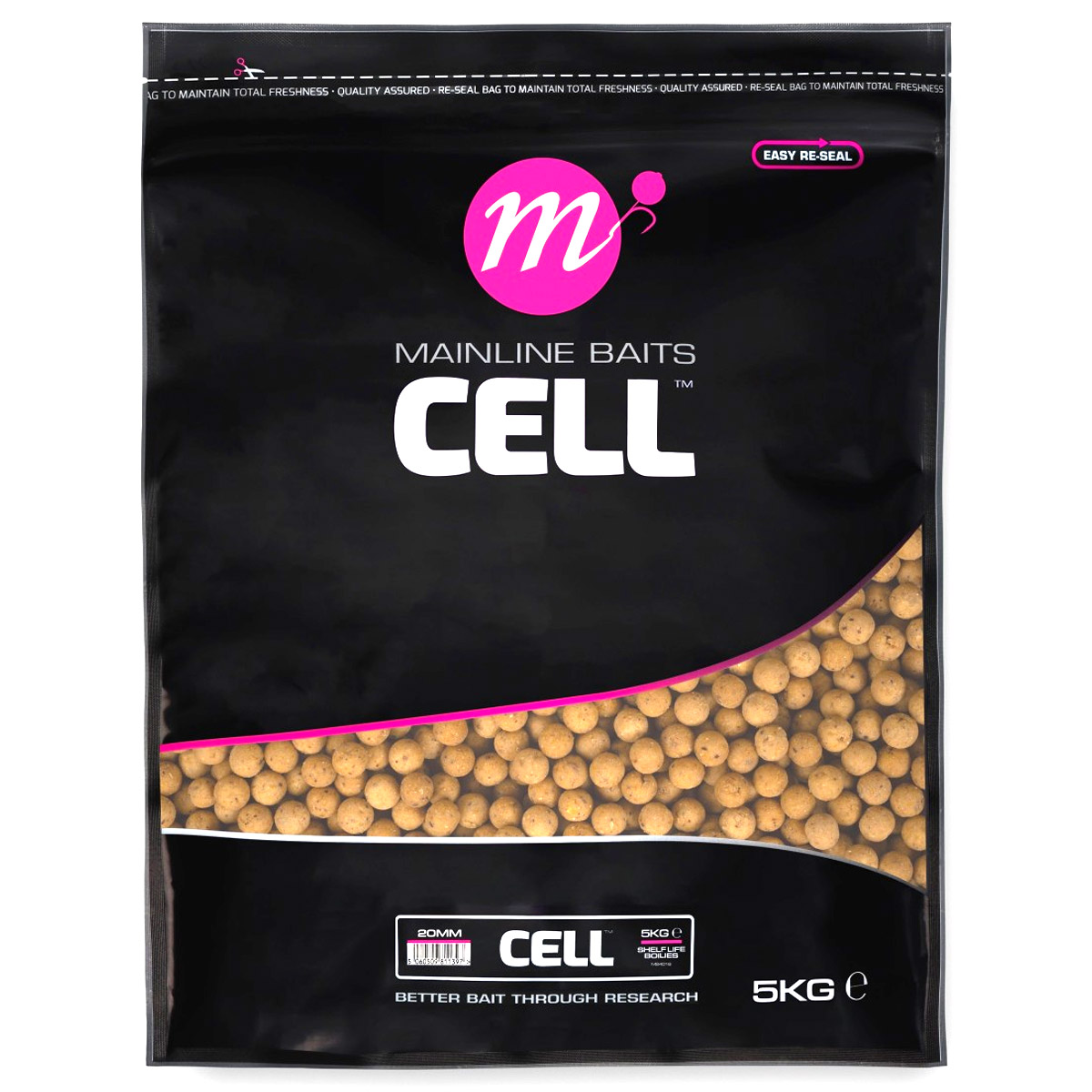 Mainline Shelf Life Boilies Cell 5 KG -  20 mm
