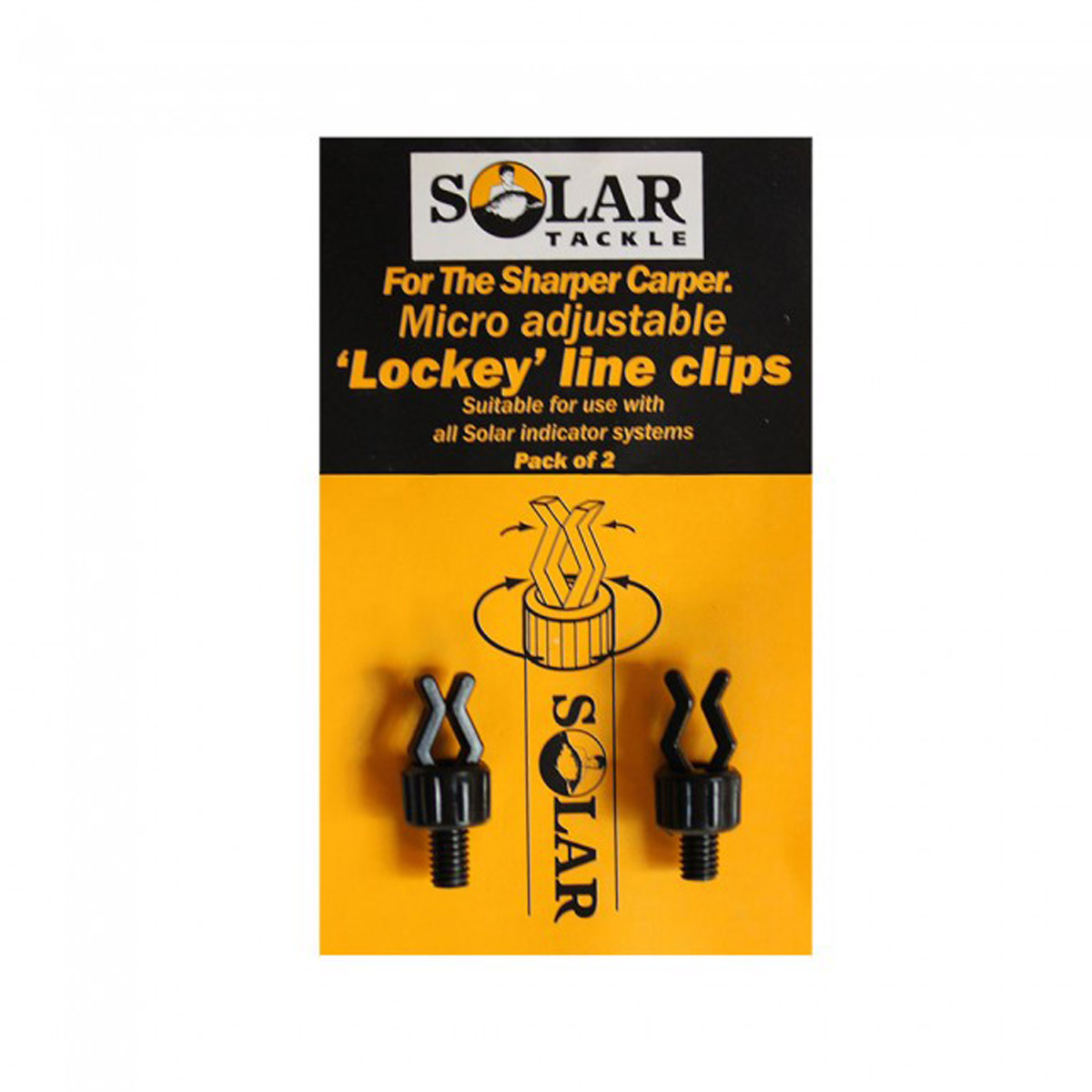 Solar Tackle Plastic Micro Adjustable Line Clips