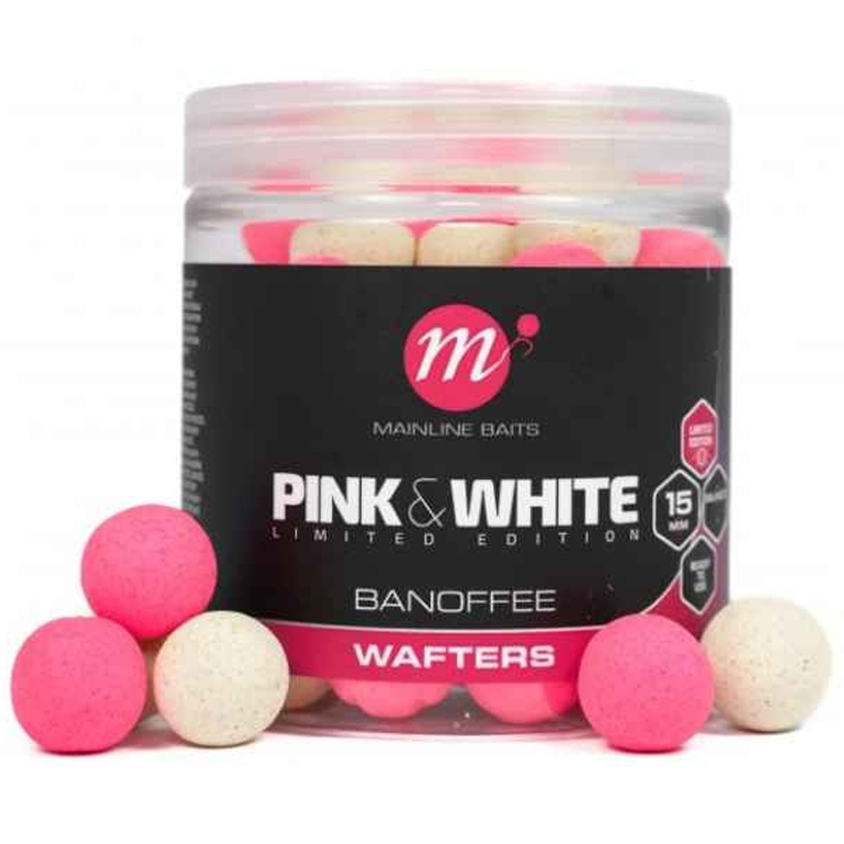 Mainline Fluro Pink & White Wafters Banoffee 15 MM