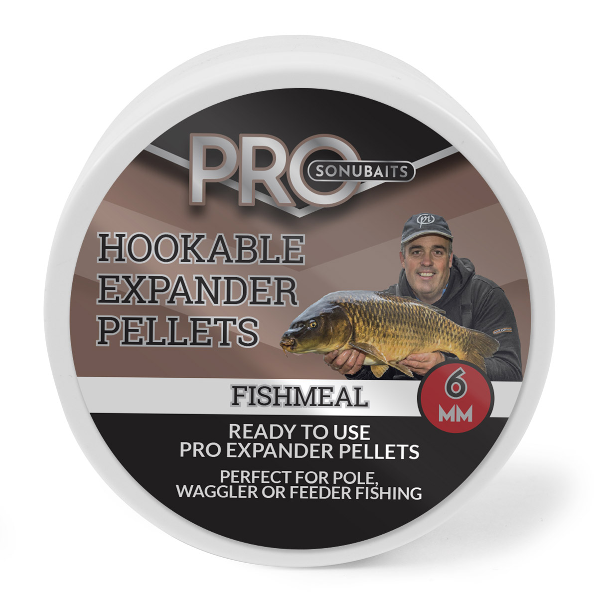 Sonubaits Pro Hookable Expander Pellets Fishmeal -  6 mm