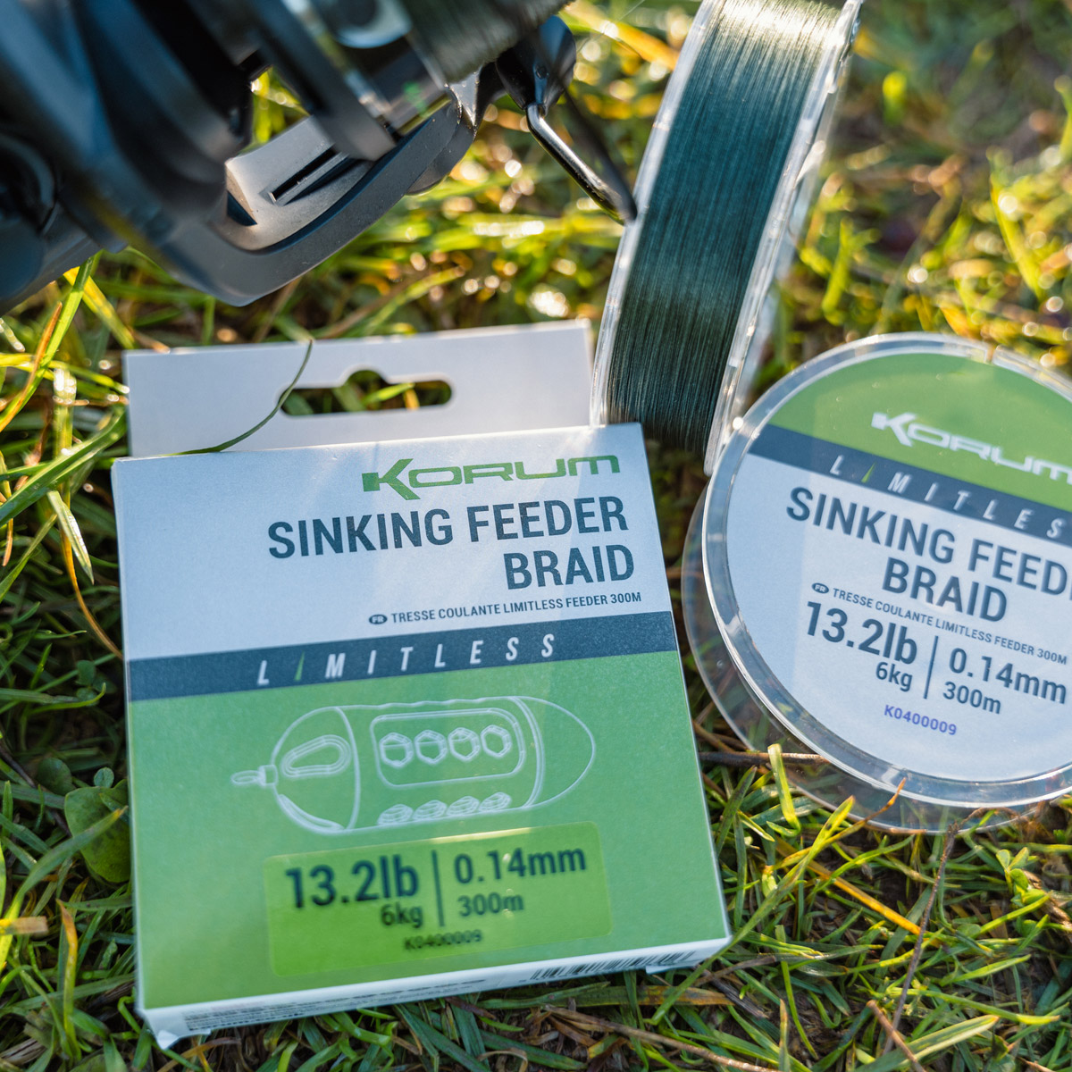 Korum Limitless Sinking Feeder Braid 300 Meter Korum Limitless Sinking Feeder Braid 300 Meter