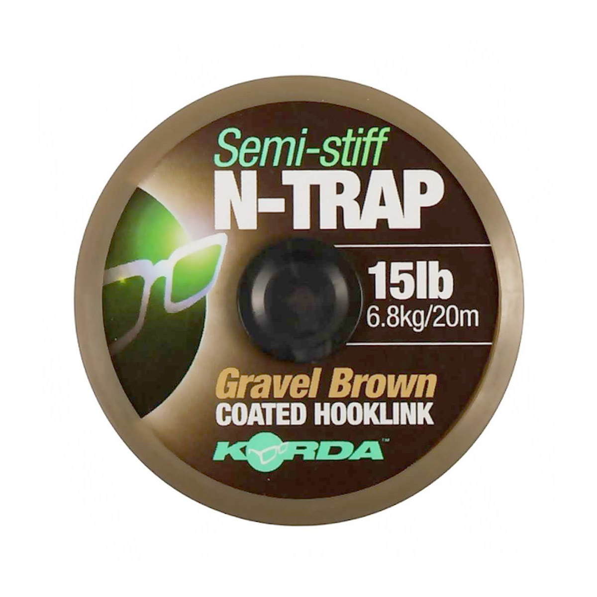 Korda N-Trap Semi Stiff Gravel Brown -  15 lbs -  20 lbs -  30 lbs