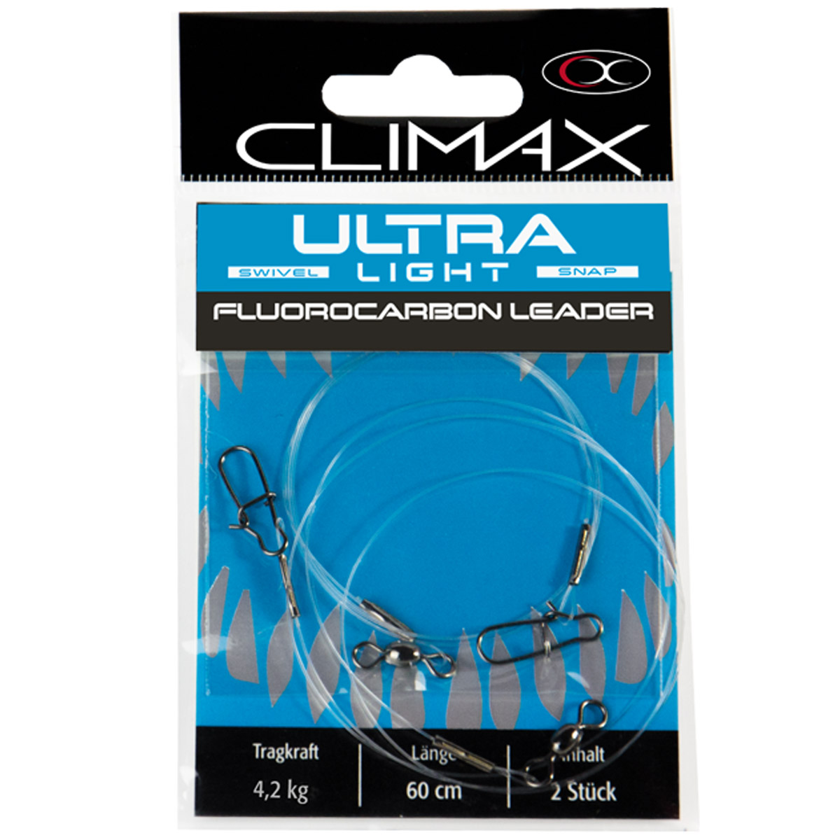 Climax Ultra Light Fluorocarbon Leaders 60 CM