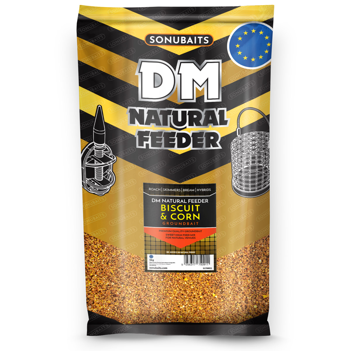 Sonubaits DM Natural Feeder Biscuit & Corn 1 KG