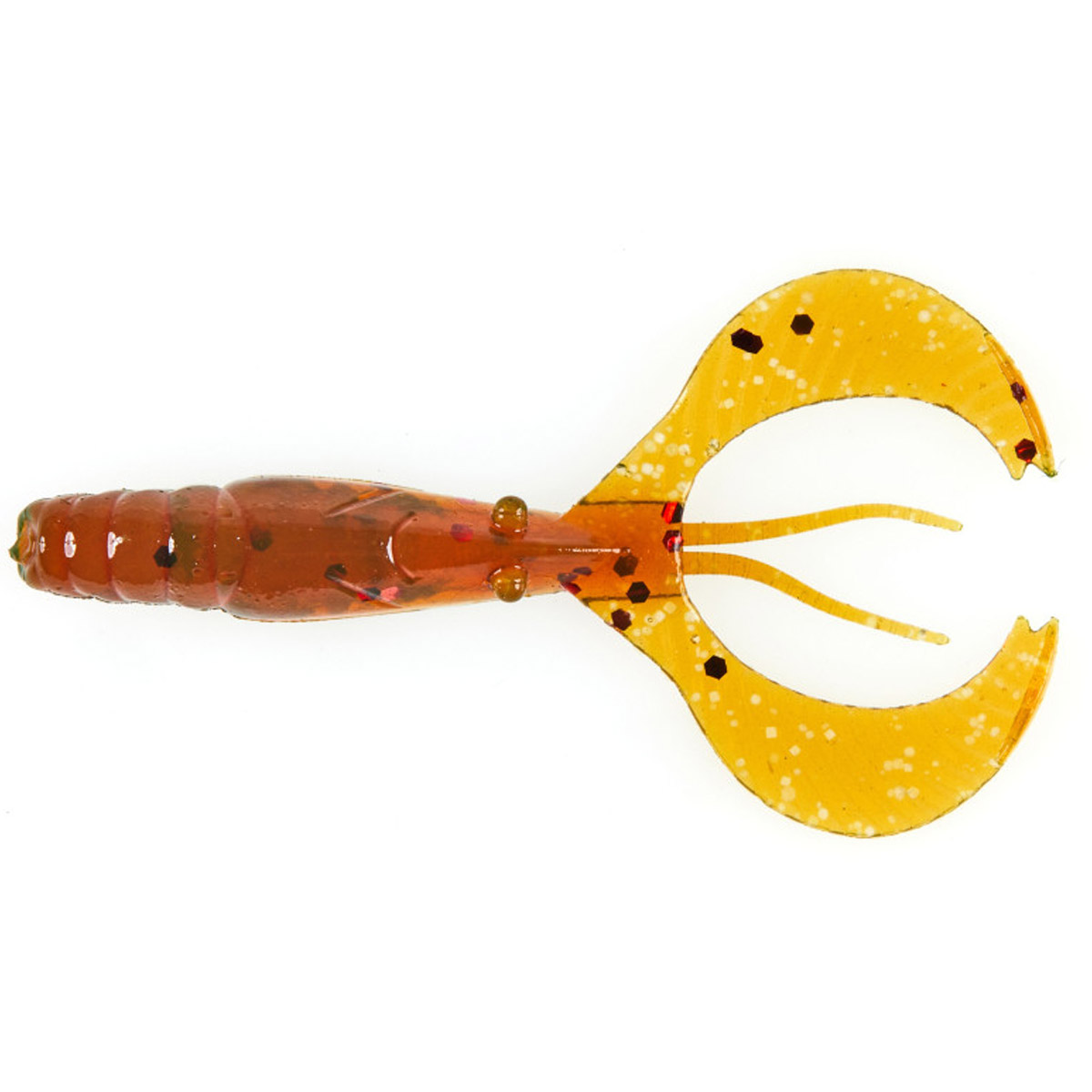 Lucky John Curly Shrimp 3 Inch -  Cola