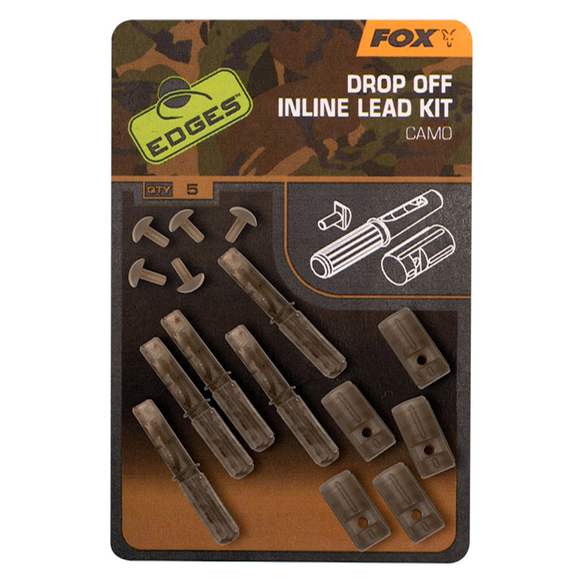 Fox Edges Camo Inline Lead Drop Off Kits