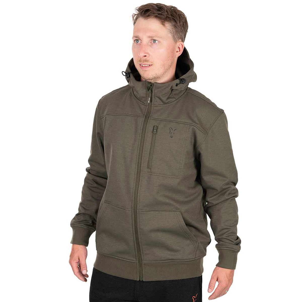 Fox Collection Soft Shell Jacket Green & Black