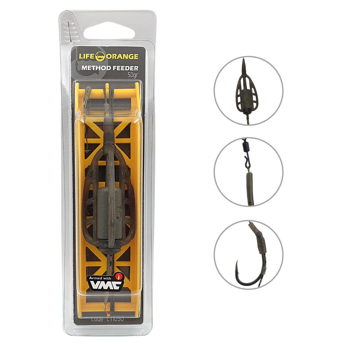 Life Orange Method Feeder Carp Rig Life Orange Method Feeder Carp Rig