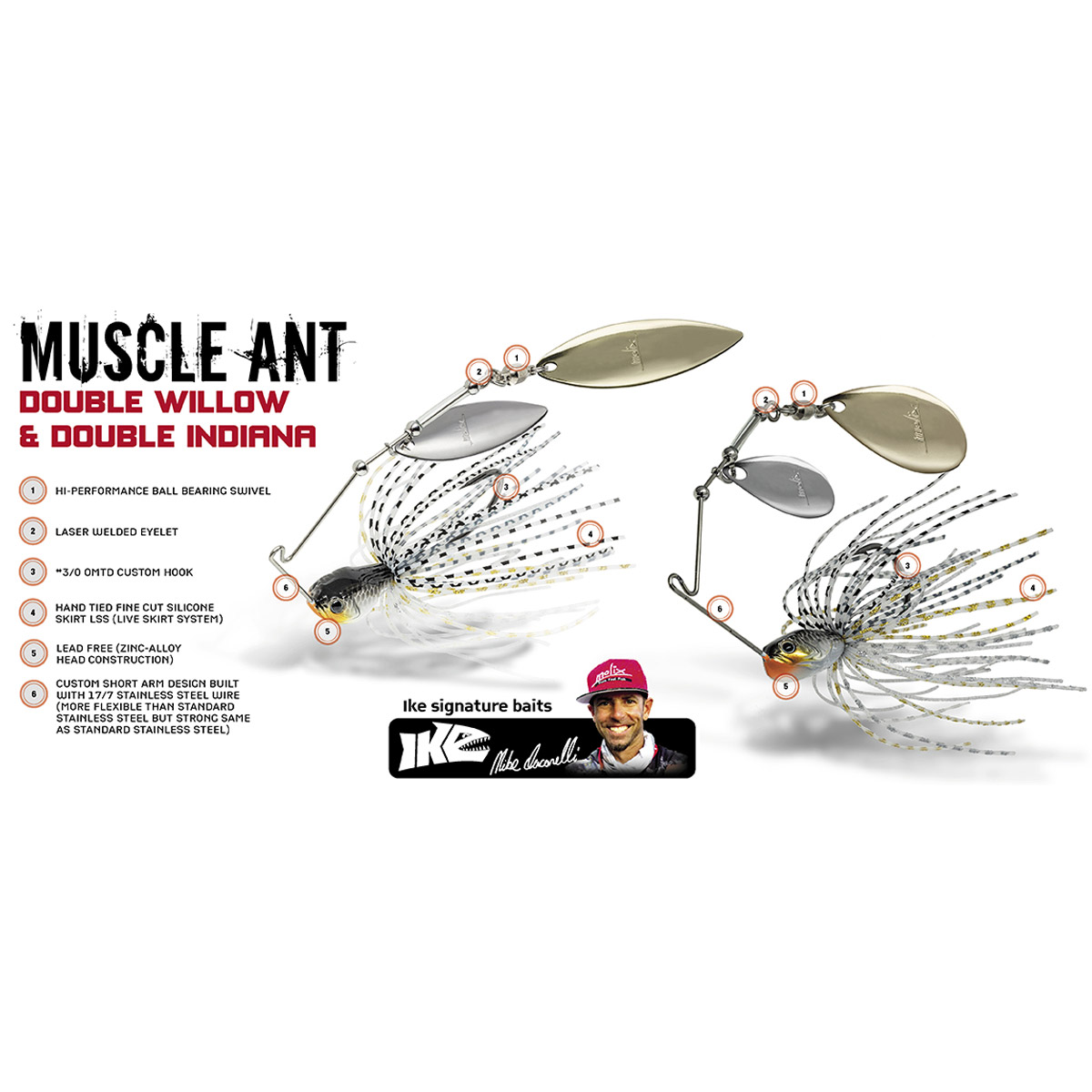 Molix Muscle Ant DI Spinnerbait 14 Gram