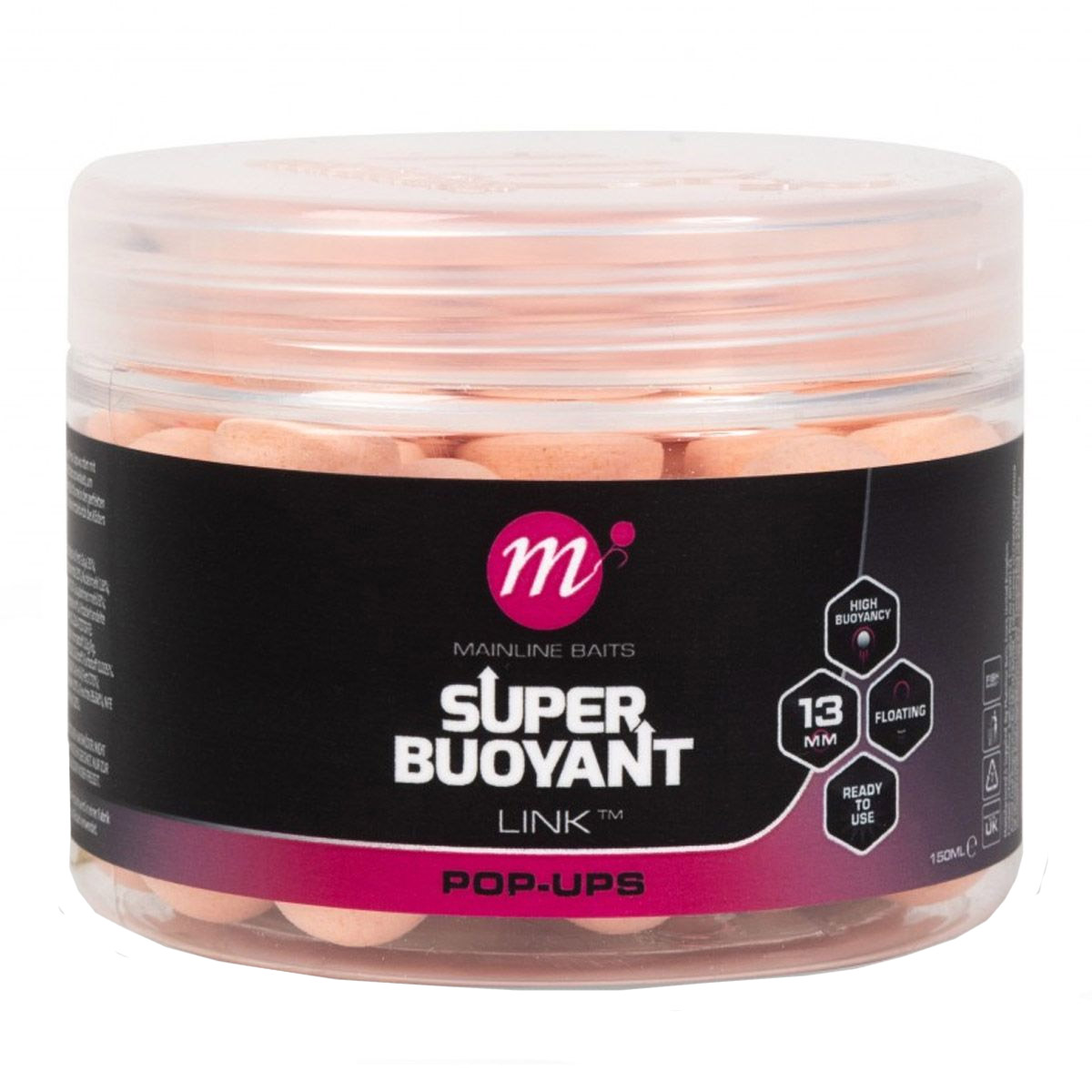 Mainline Super Buoyant Pop-Ups Pink 13 MM