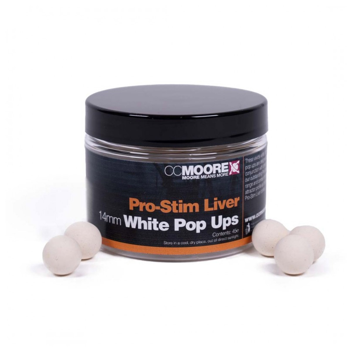 Cc moore Pro Liver White Pop Ups 14mm