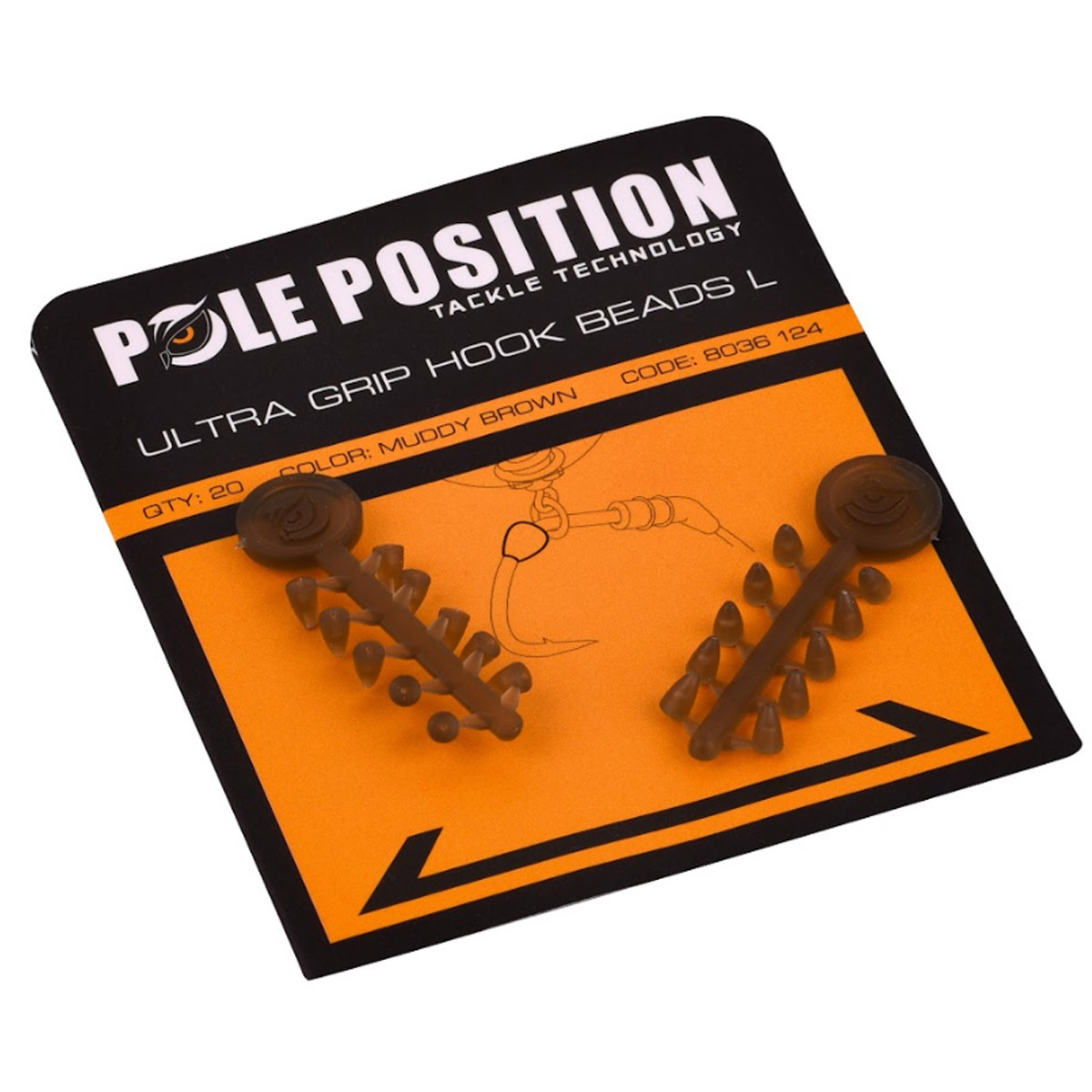 Pole Position Ultra Grip Hook Beads -  L -  S