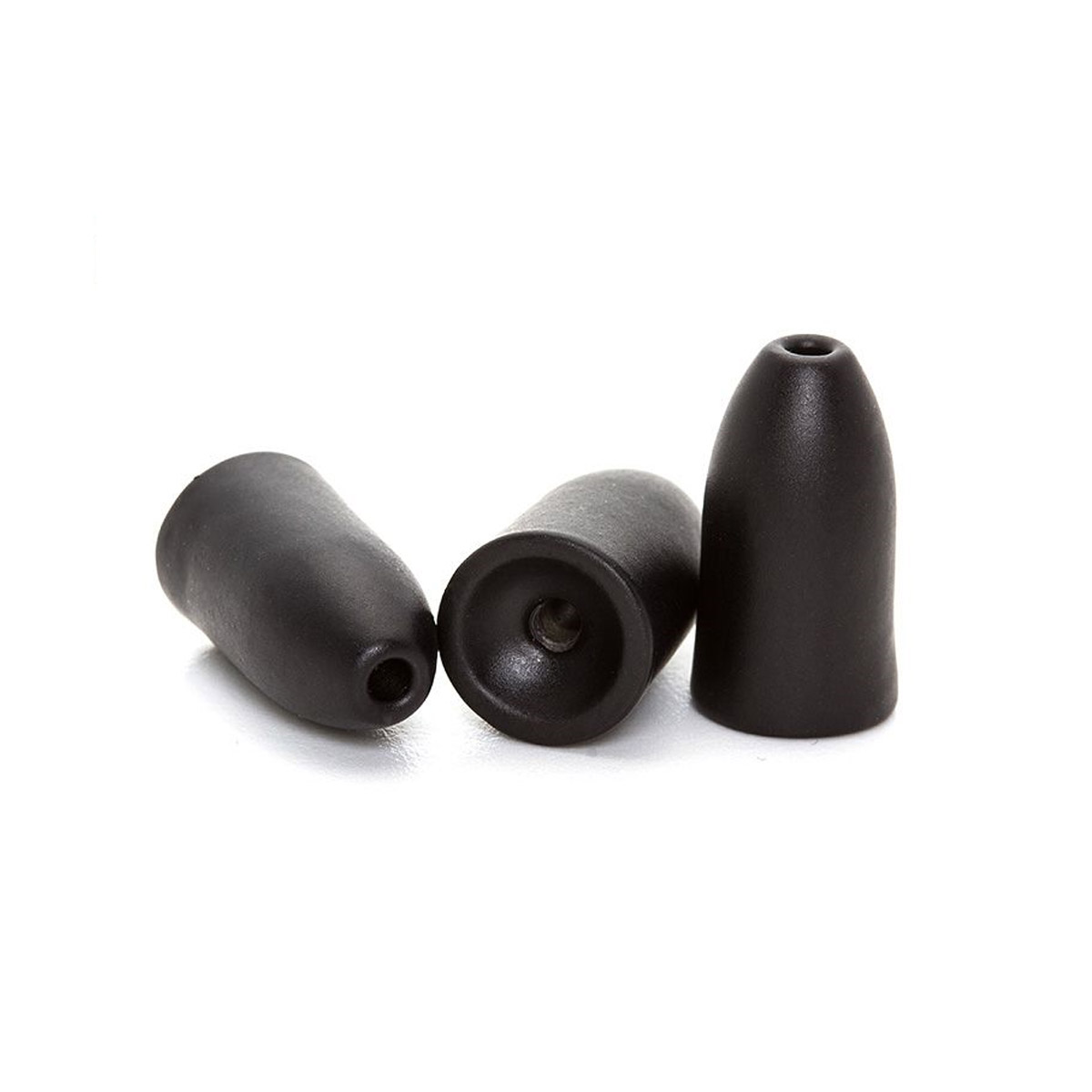 Camo Tackle Tungsten Bullet Weights Black  Camo Tackle Tungsten Bullet Weights Black