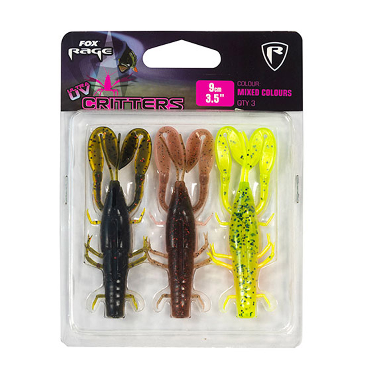 Fox Rage Critters UV Mixed Colour Pack