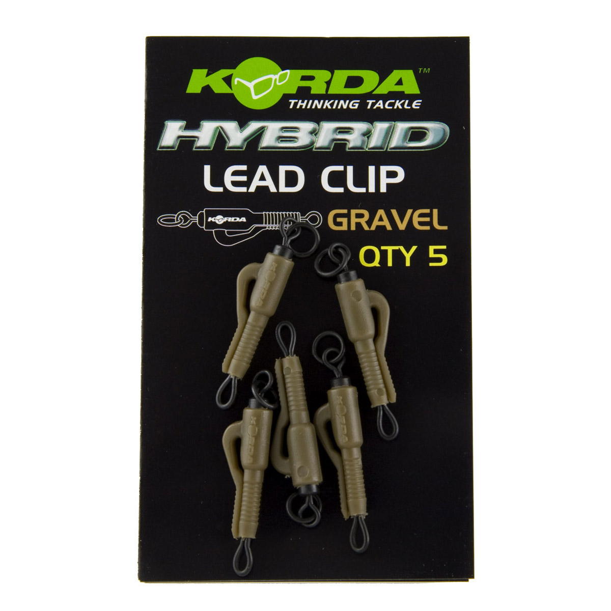 Korda Hybrid Lead Clip -  Gravel
