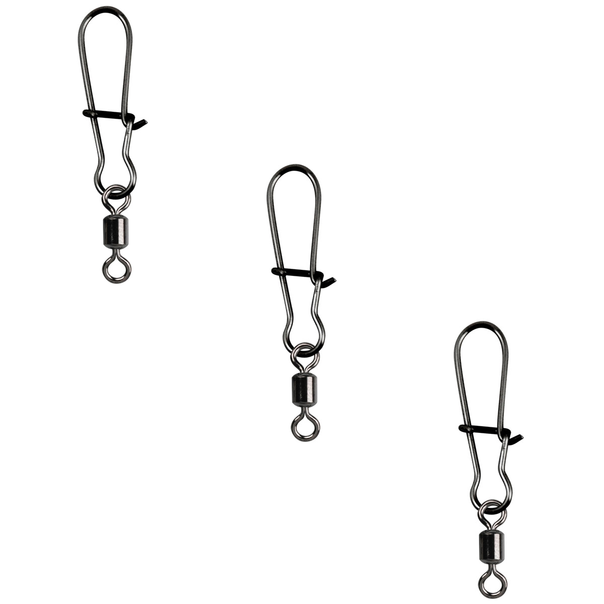 Gamakatsu Hyper Ez Snap With Swivel Stainless Black Nickel 3