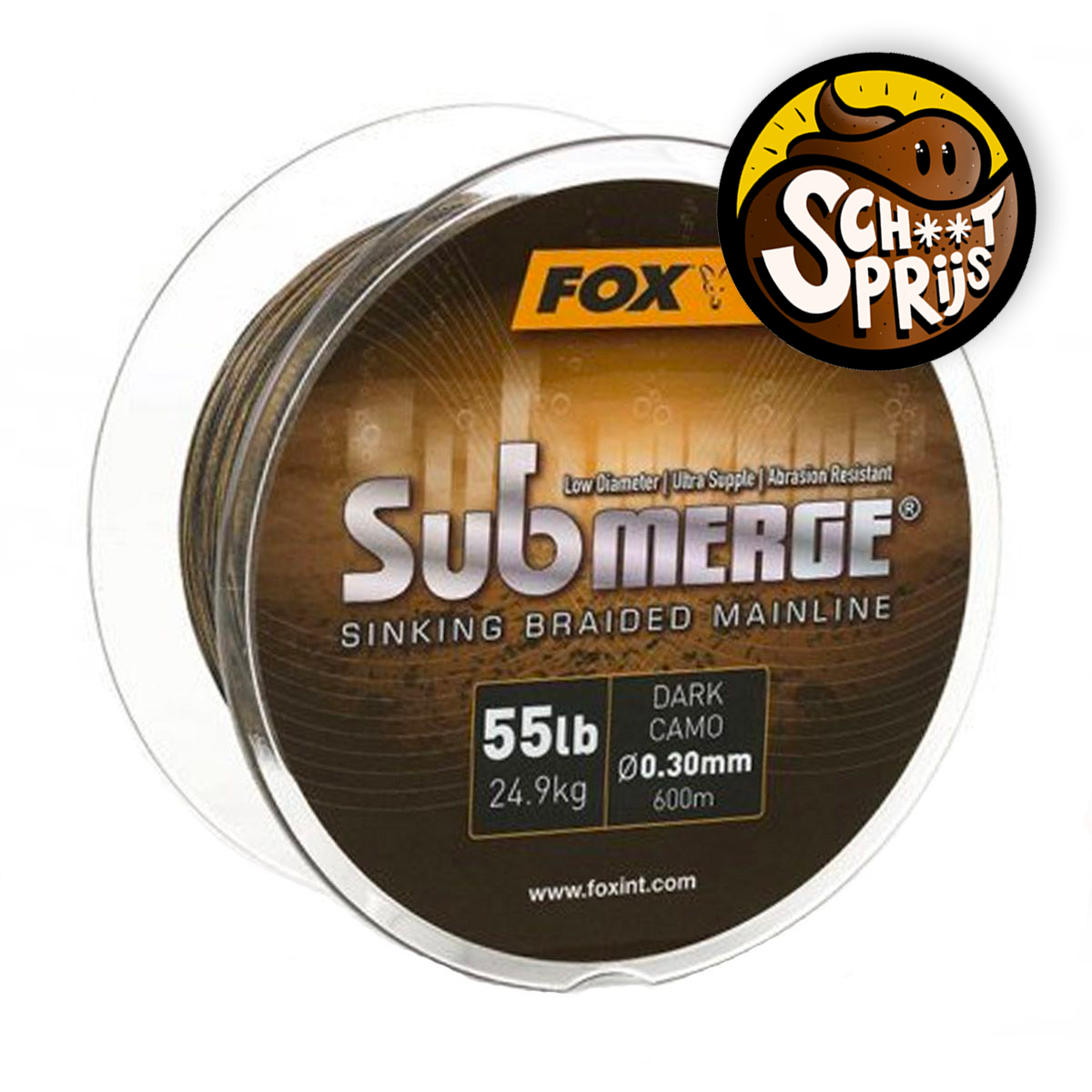 Fox Submerge™ Sinking Braided Mainline 600 Meter 