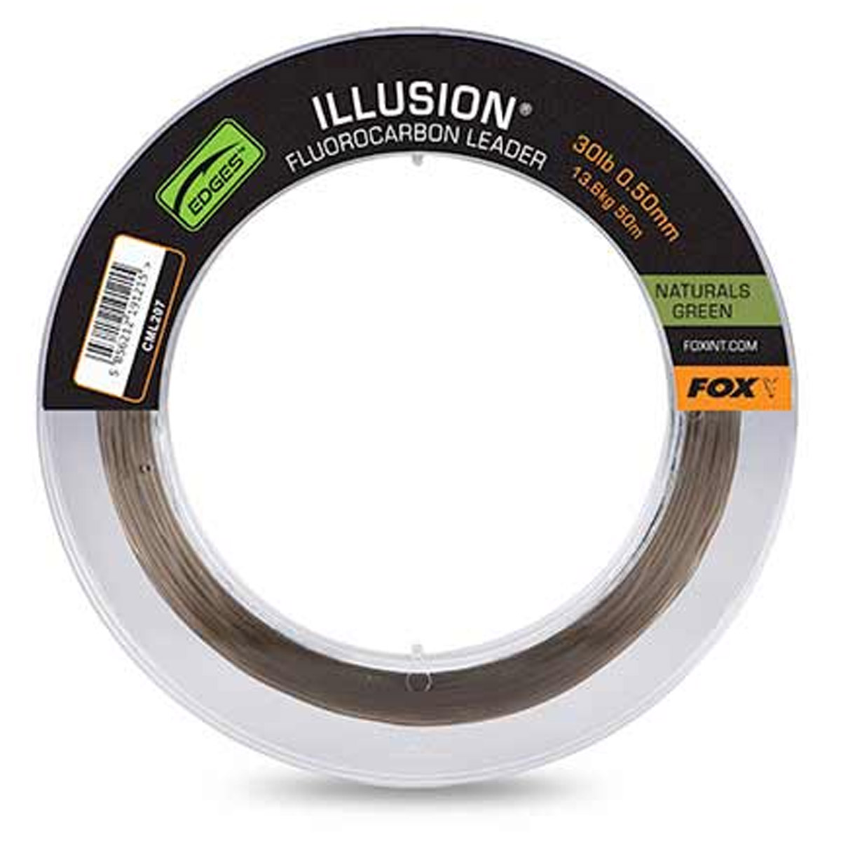 Fox Illusion Fluorocarbon Leaders Naturals Green