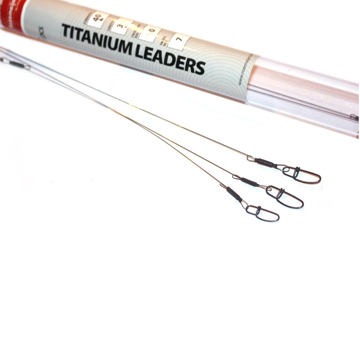 Rozemeijer USA Titanium Leaders -  Lengte 20 cm 20 lbs -  Lengte 30 cm 40 lbs -  Lengte 30 cm 75 lbs -  Lengte 30 cm 30 lbs
