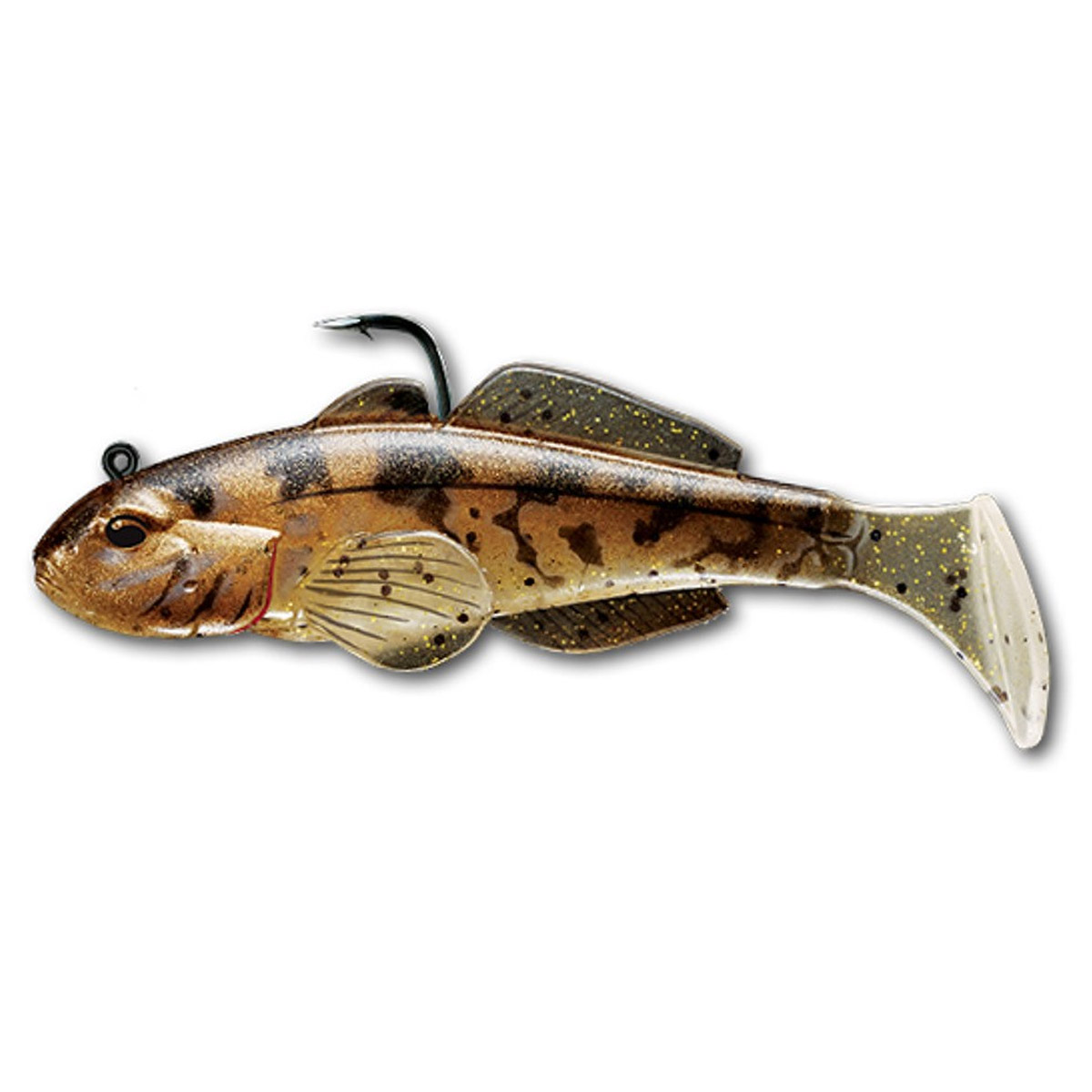 Live Target Paddle Tail Goby Sinking 14 Gram -  Natural Bronze
