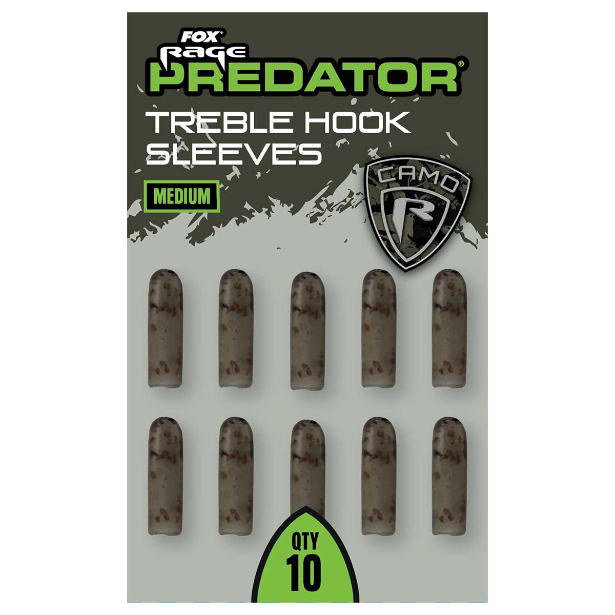 Fox Rage Predator Camo Treble Hook Sleeves