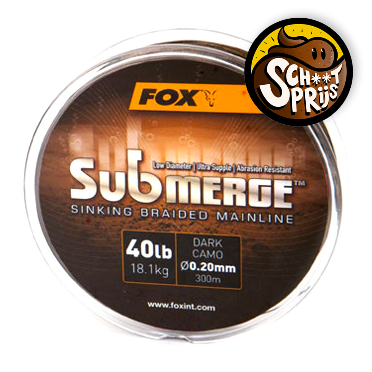 Fox Submerge™ Sinking Braided Mainline 300 Meter 