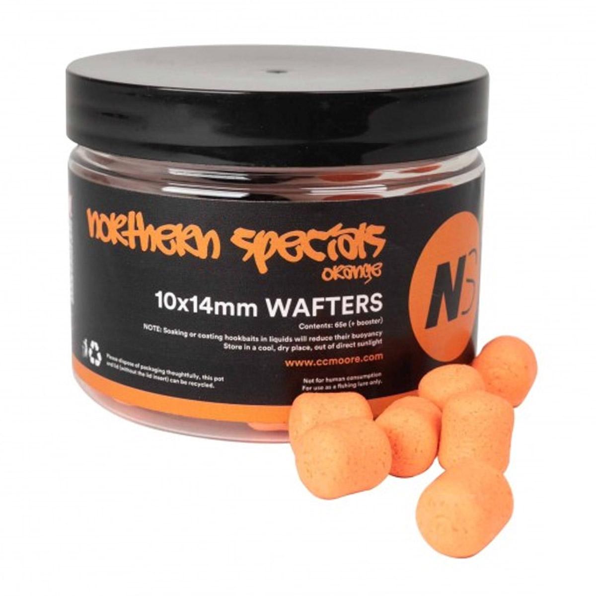 Cc Moore NS1 Dumbell Wafters Orange 10x14mm