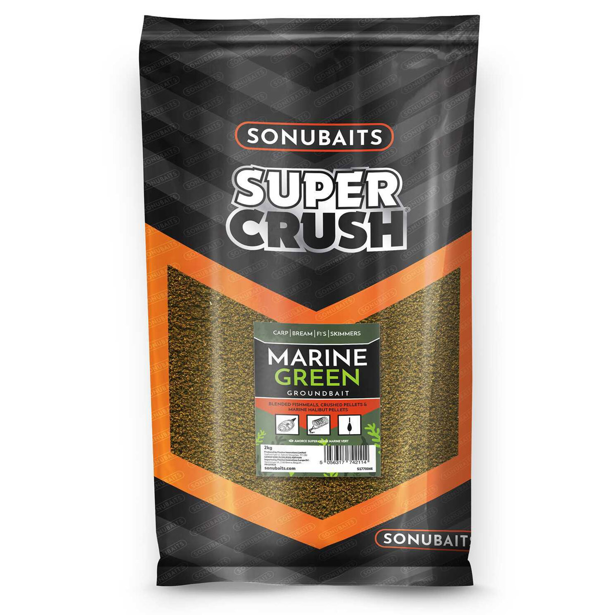 Sonubaits Marine Green Sweet Groundbait 2 Kilo