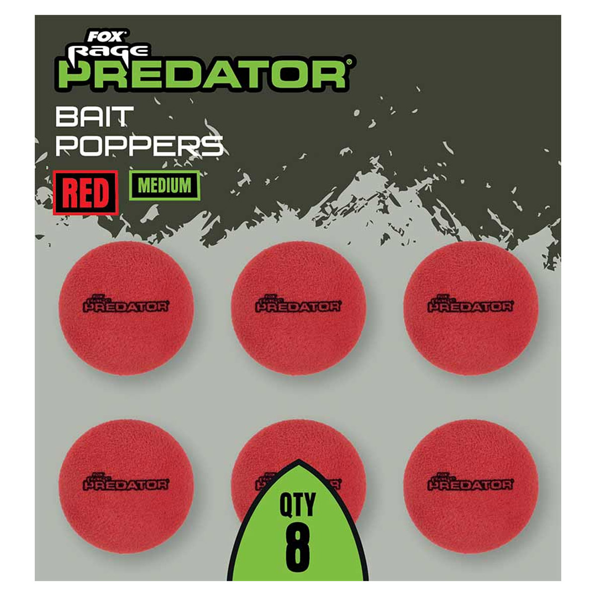 Fox Rage Predator Bait Poppers Red