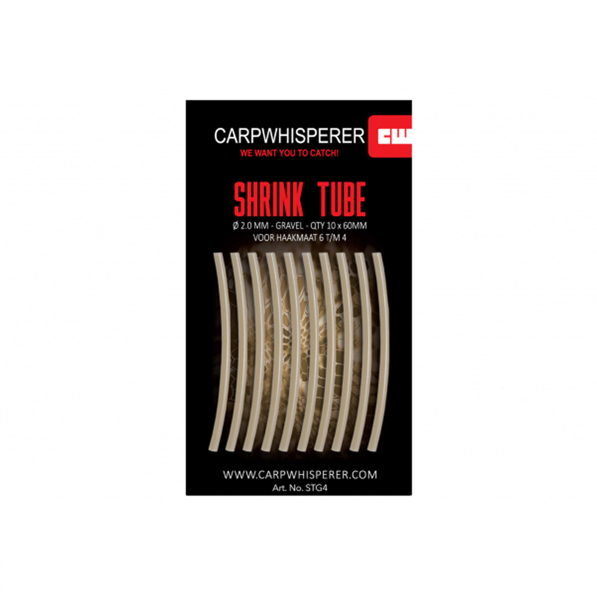 Carp Whisperer - Shrink Tube - Gravel