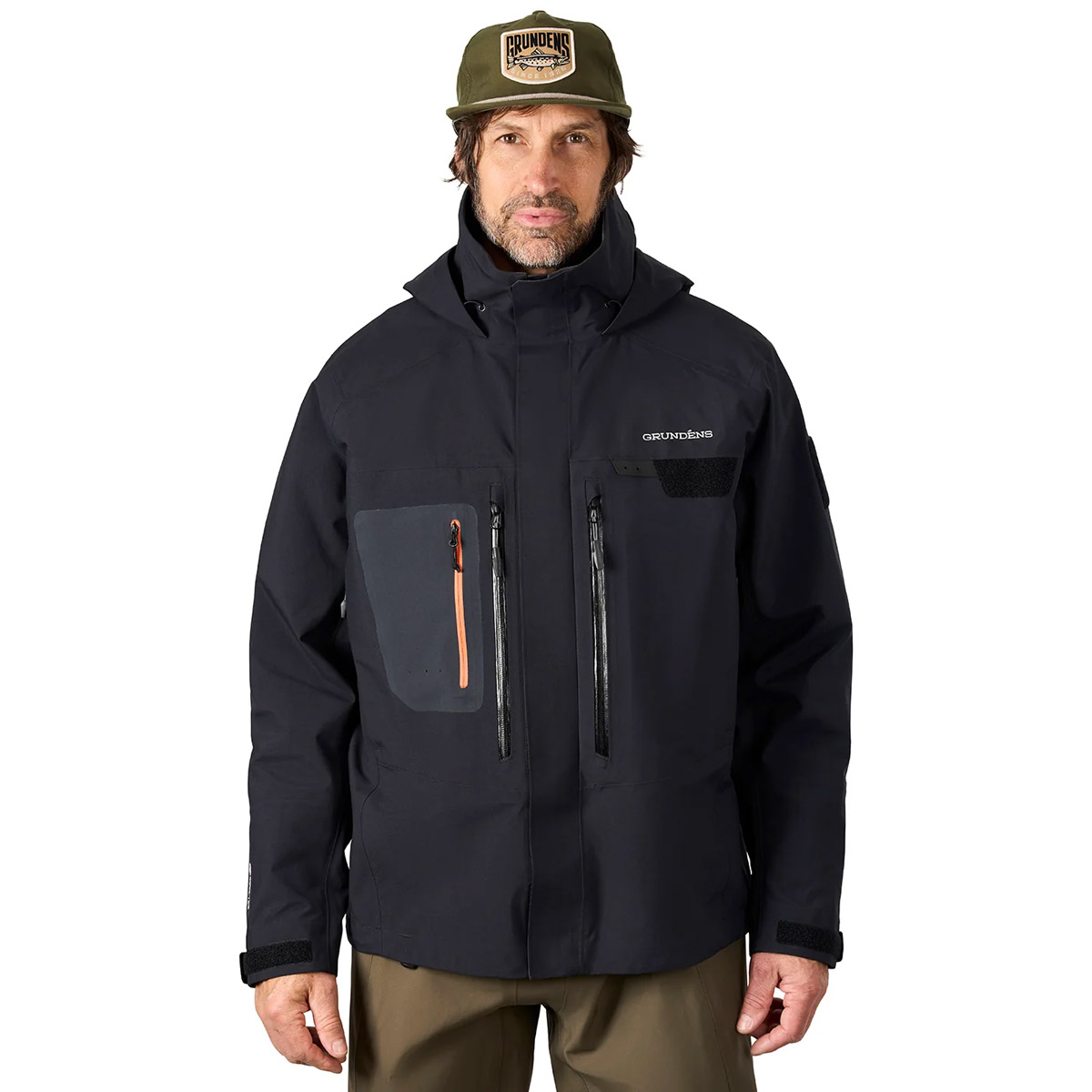 Grundens Portal Gore-Tex Wading Jacket Black