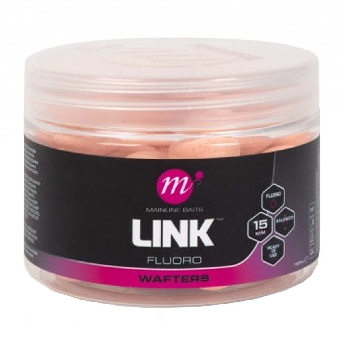 Mainline Fluoro Wafters Pink 15 MM 