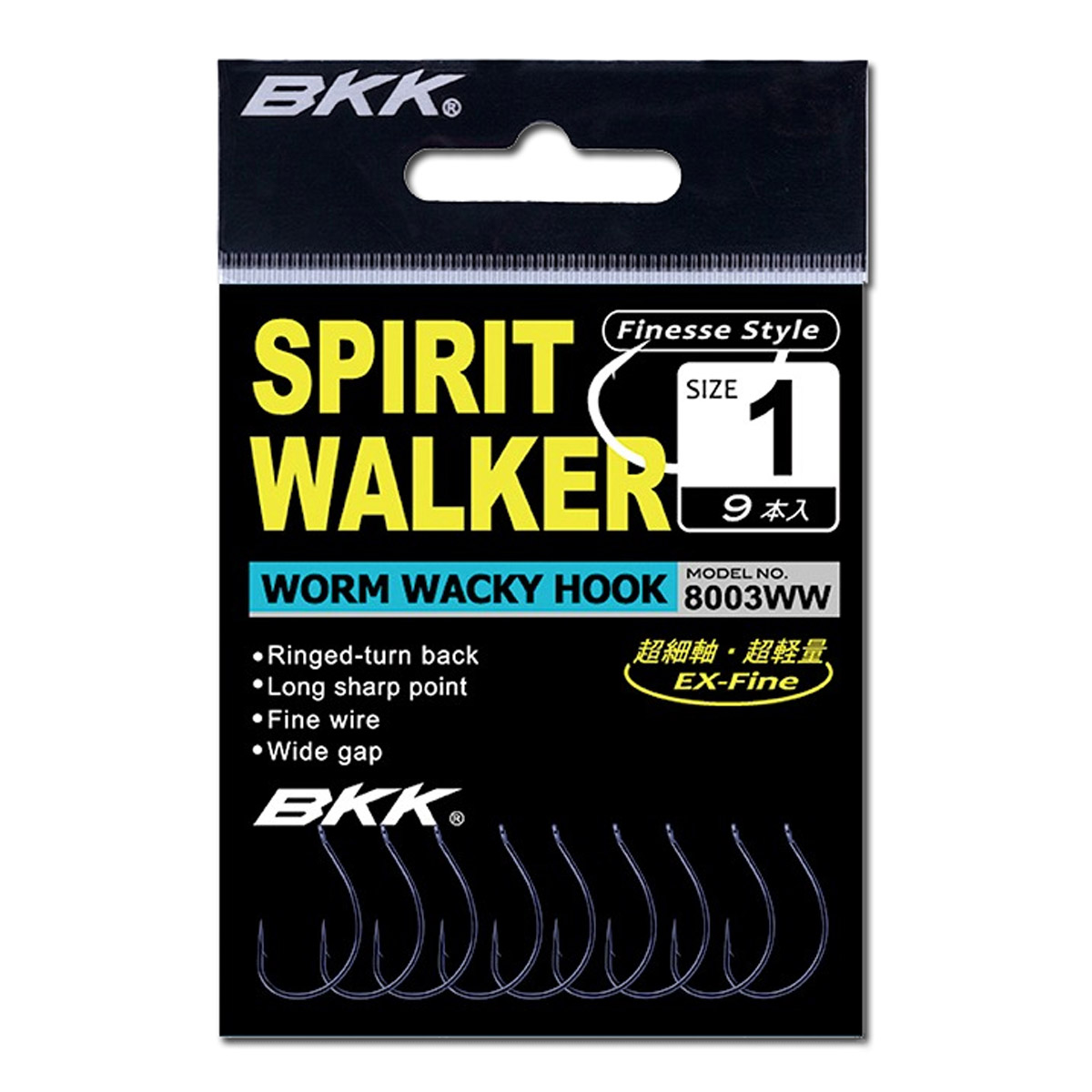BKK Spirit Walker Worm Wacky Hooks Bkk Spirit Walker Worm Wacky Hooks