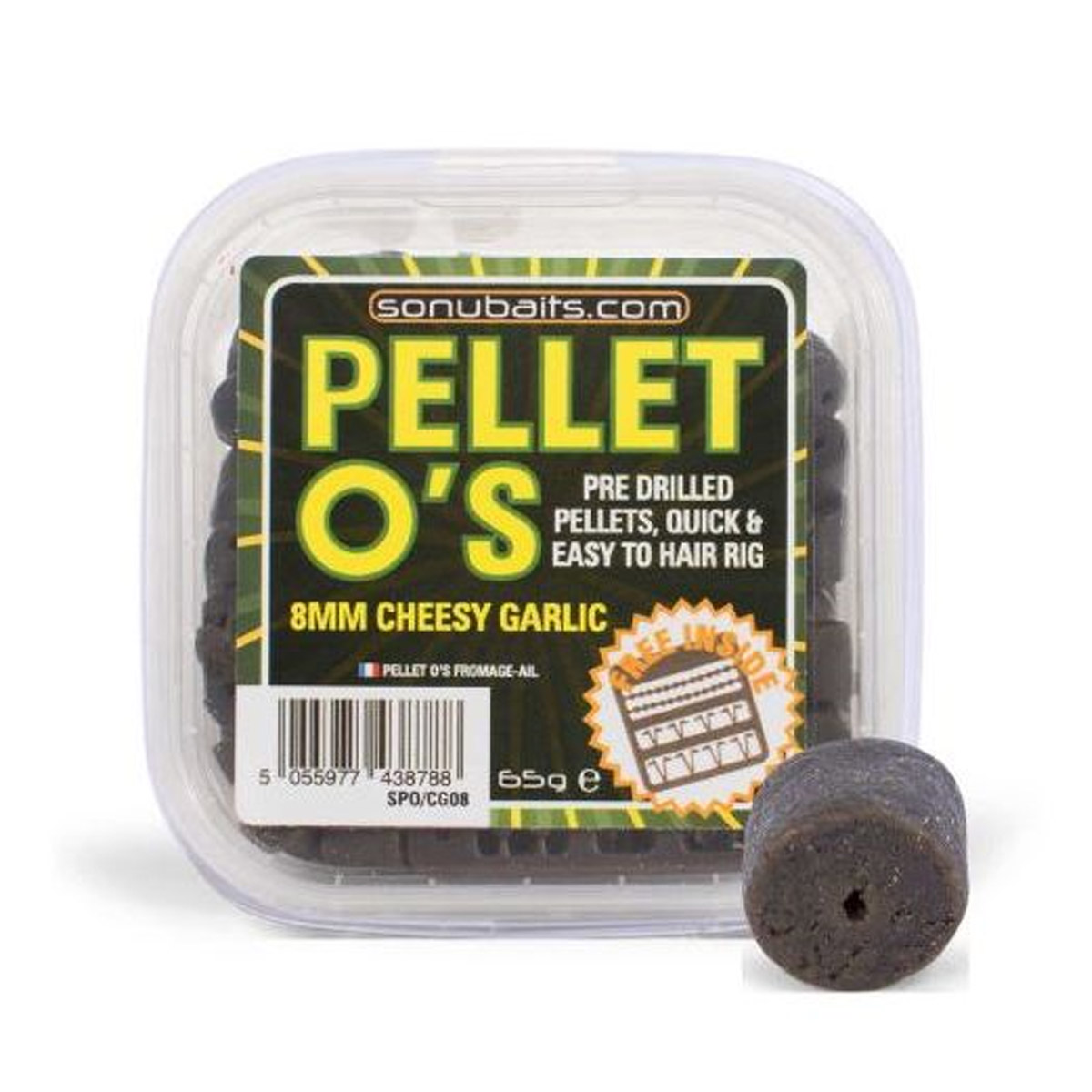 Sonubaits Pellet O'S Cheesy Garlic -  8 mm