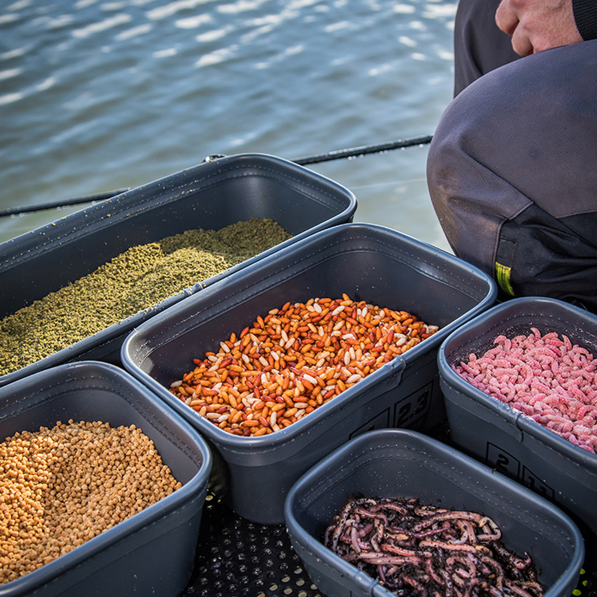 Matrix EVA Stacking Bait Tub Set