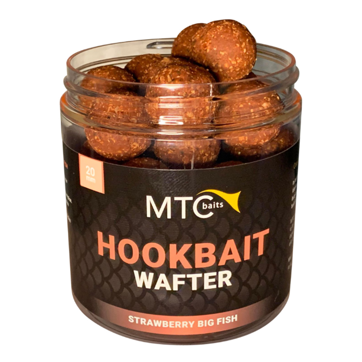 MTC Baits Hookbait Wafter Strawberry Big Fish 24 MM