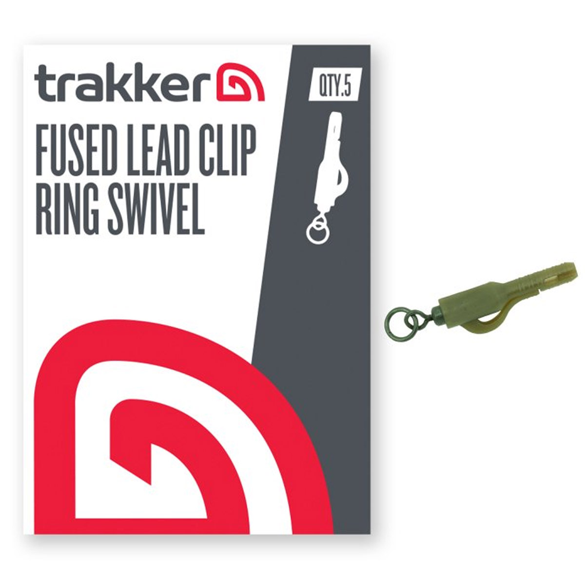 Trakker Fused Lead Clip - Ring Swivel