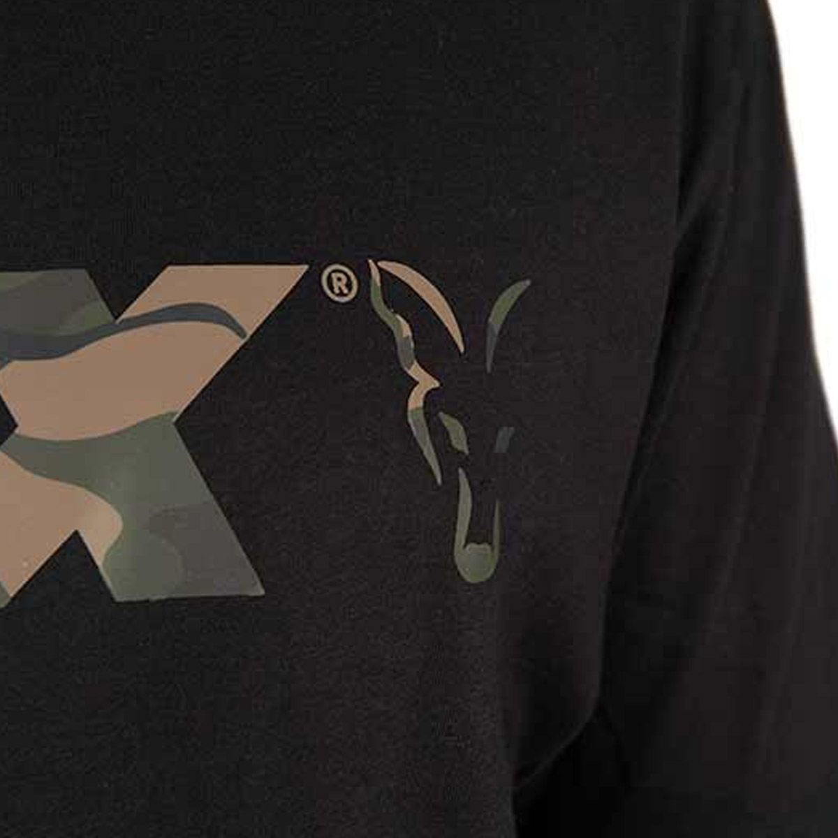 Fox Black/Camo Logo T-Shirt