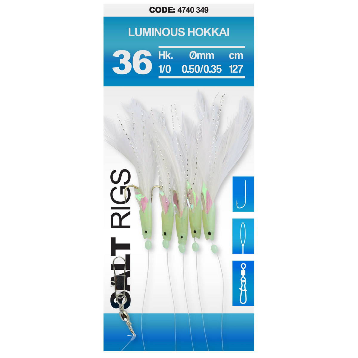 Spro 36 Salt Rig Luminous Hokkai