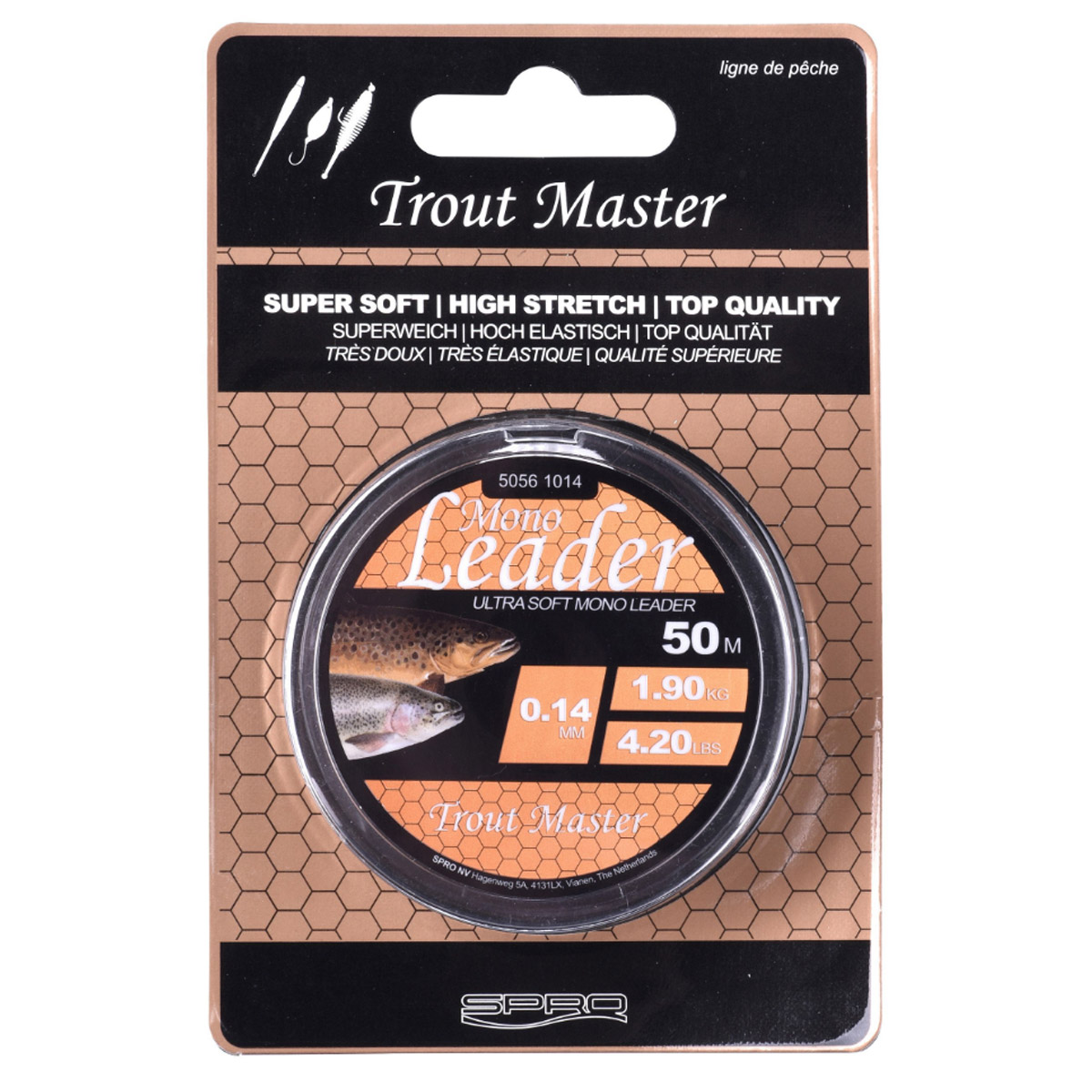 Spro Trout Master Mono Leader 50 Meter