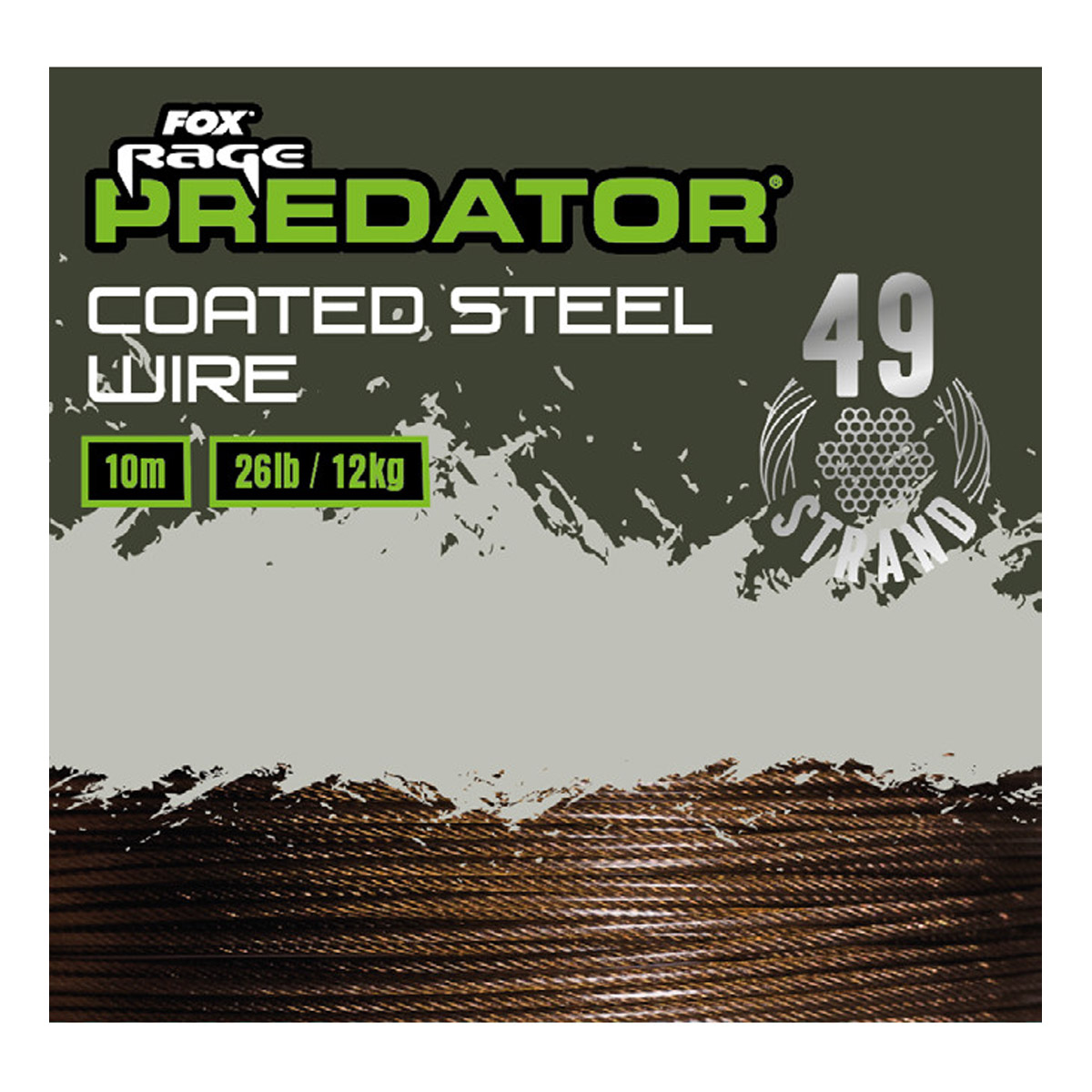 Fox Rage Predator 49-Strand Coated Steel Wire