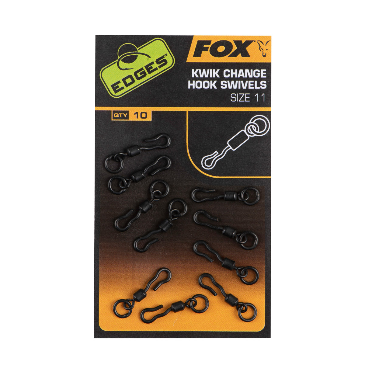 Fox EDGES™ Kwik Change Mini Hook Swivel
