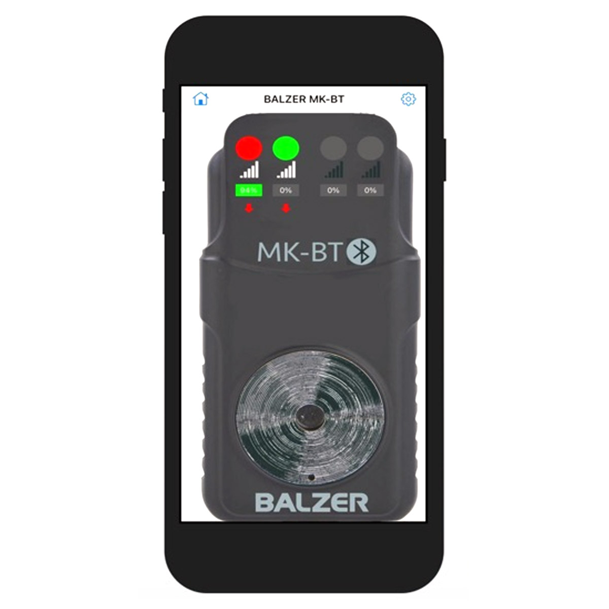 Balzer MK-BT Bluetooth Beetmelder Rood