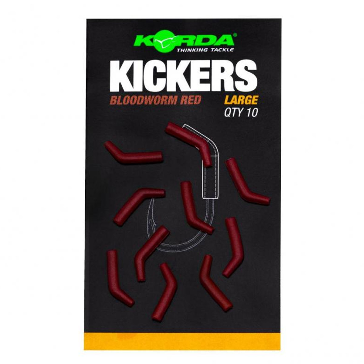 Korda Kickers Bloodworm Red 