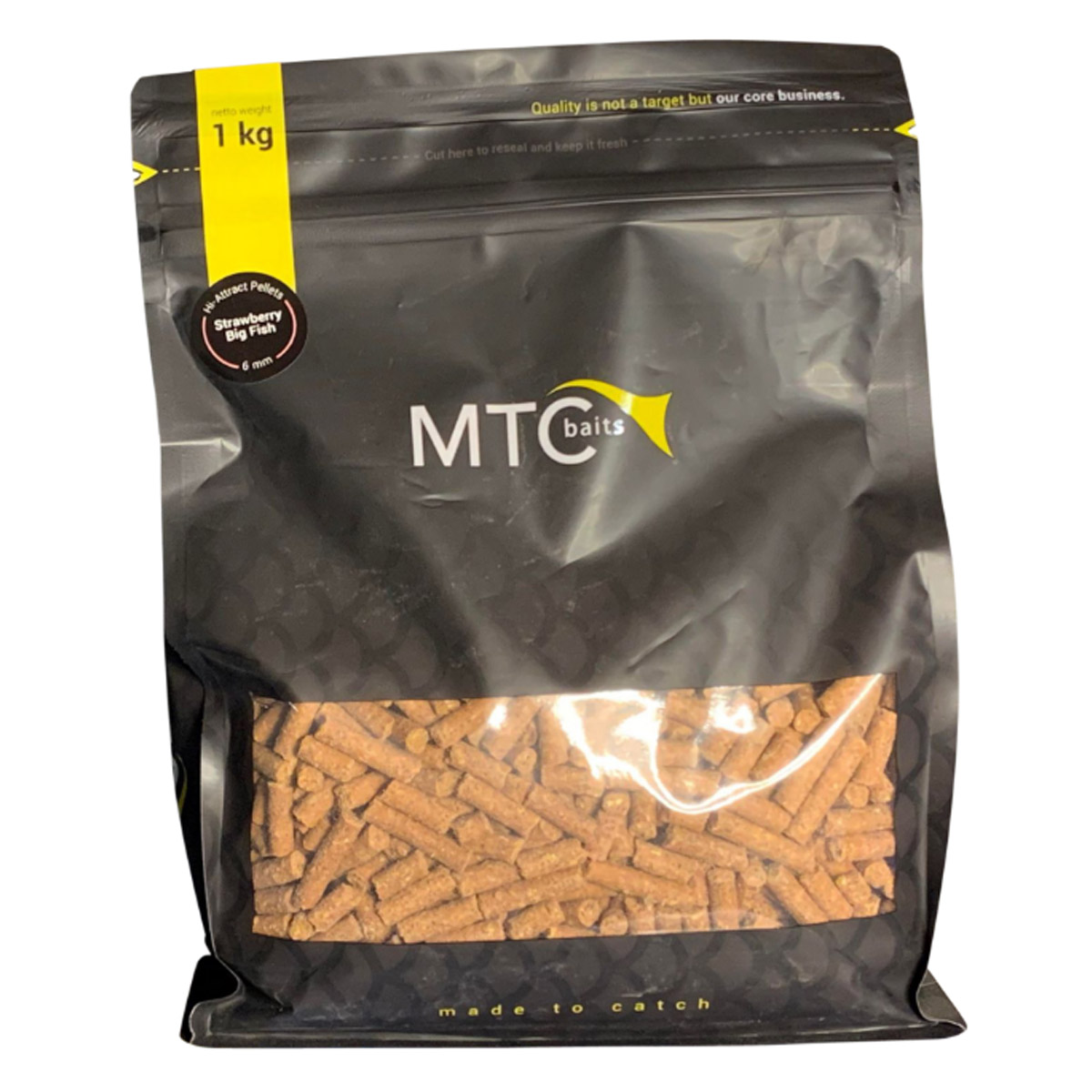 MTC Baits Pellet Hi-Attract Strawberry Big Fish 1 KG 