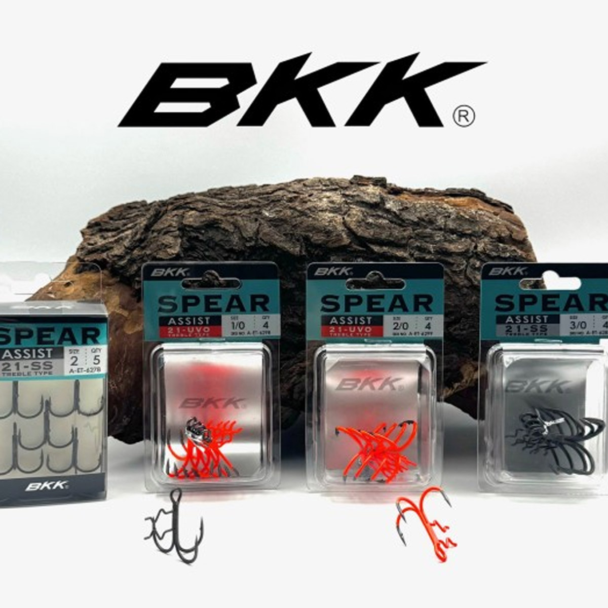 BKK Spear-21 SS Assist Treble Hooks