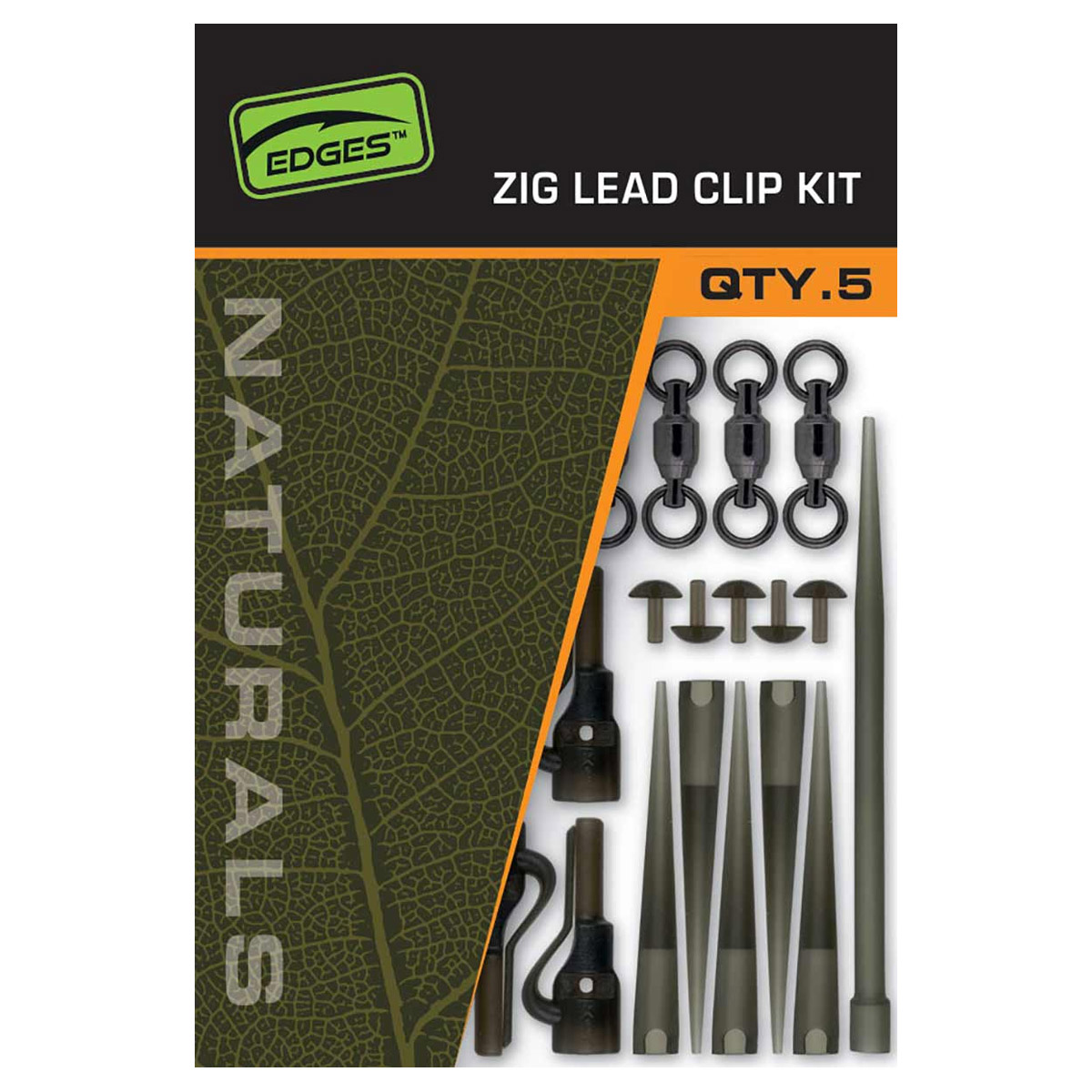 Fox Edges™ Naturals Zig Lead Clip Kit