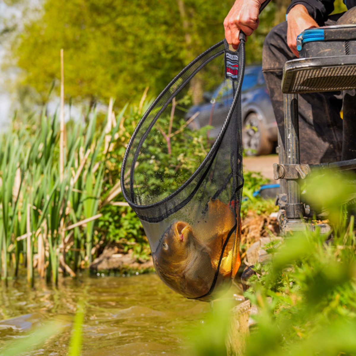 Preston Innovations Carbon Hair Mesh Landing Net 18"